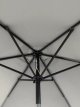 Aluminium Wind-Up Parasol, 2.7m