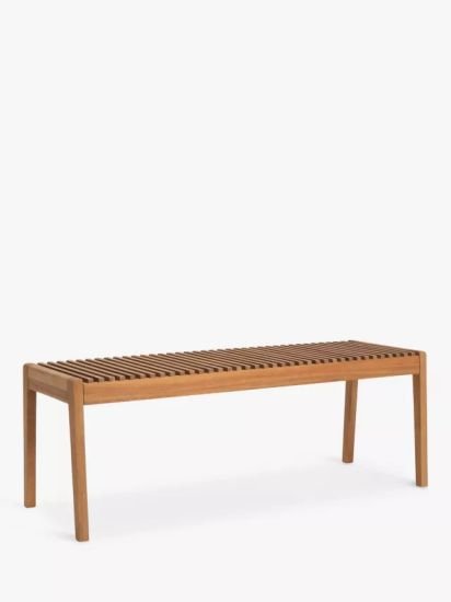 2-Seater Garden Bench,(Acacia Wood), Natural