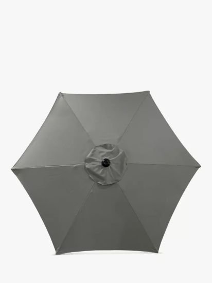 Metal Pole Garden Parasol, 2.2m
